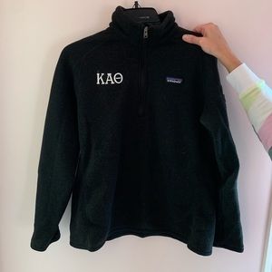 PATAGONIA Black Quarter Zip Fleece